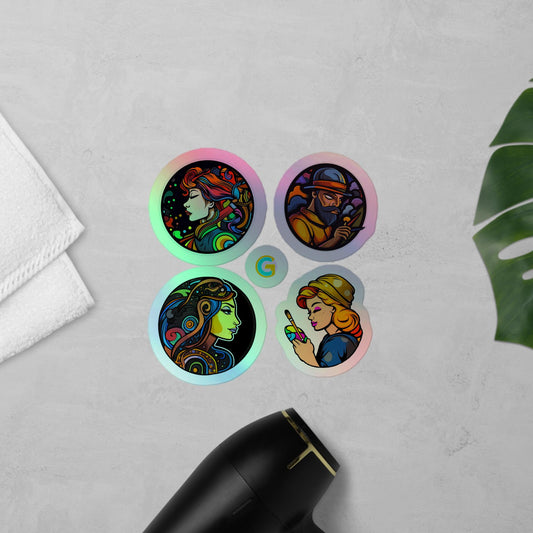 Artists Pack 1 Holographic stickers