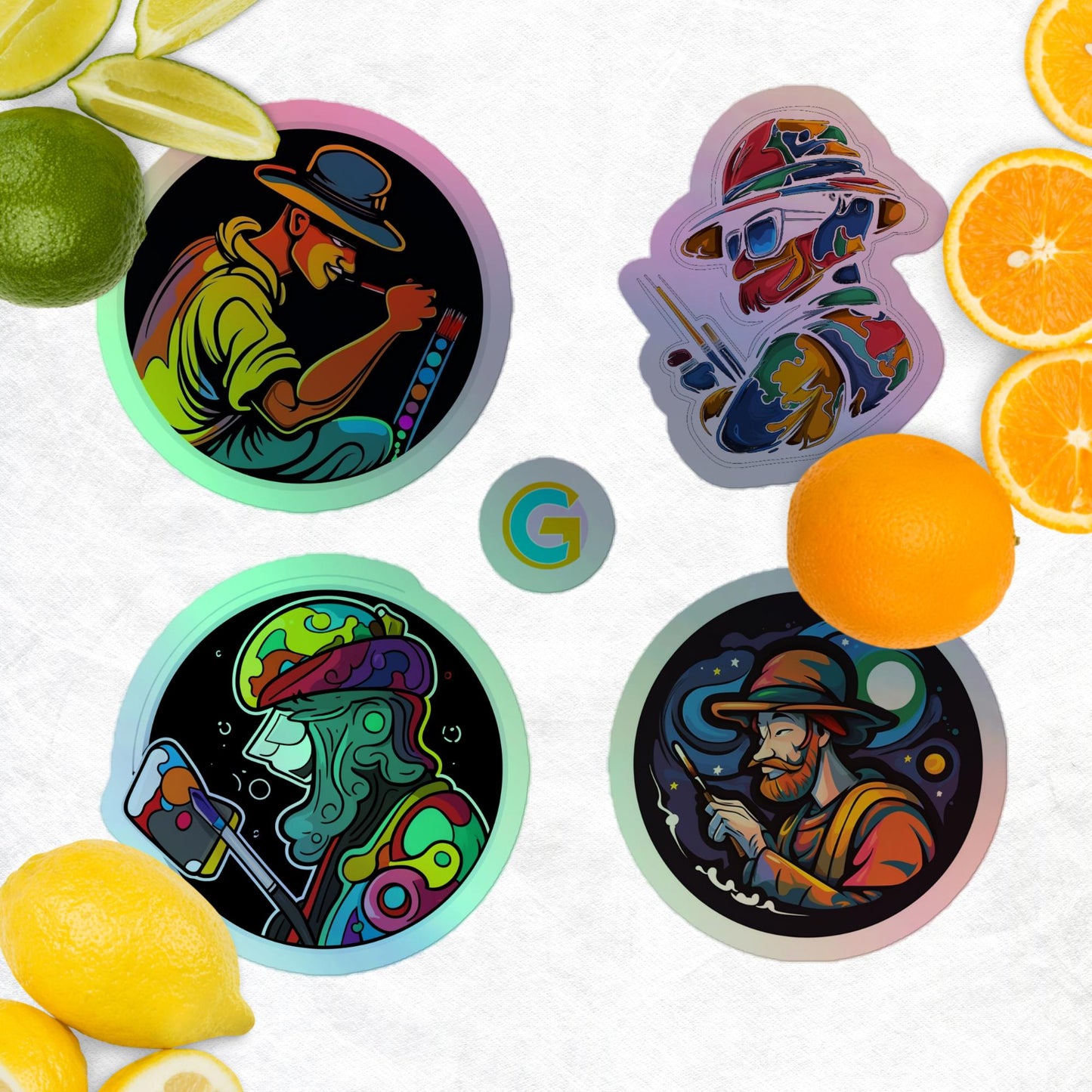 Artist Pack 5 Holographic stickers