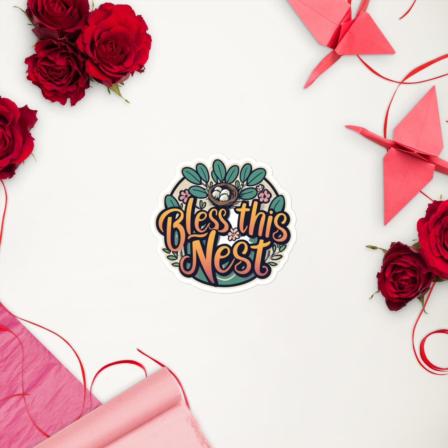 Bless This Nest Sticker B0N1