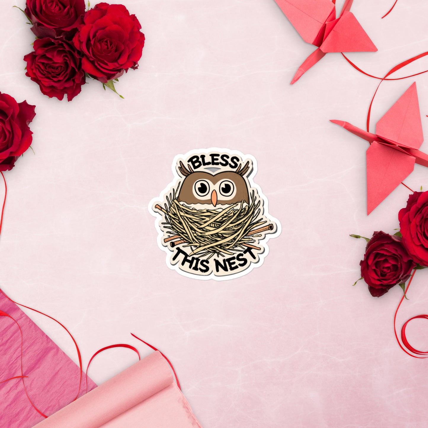 Bless This Nest Sticker B0N2