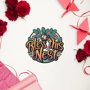 Bless This Nest Sticker B0N1