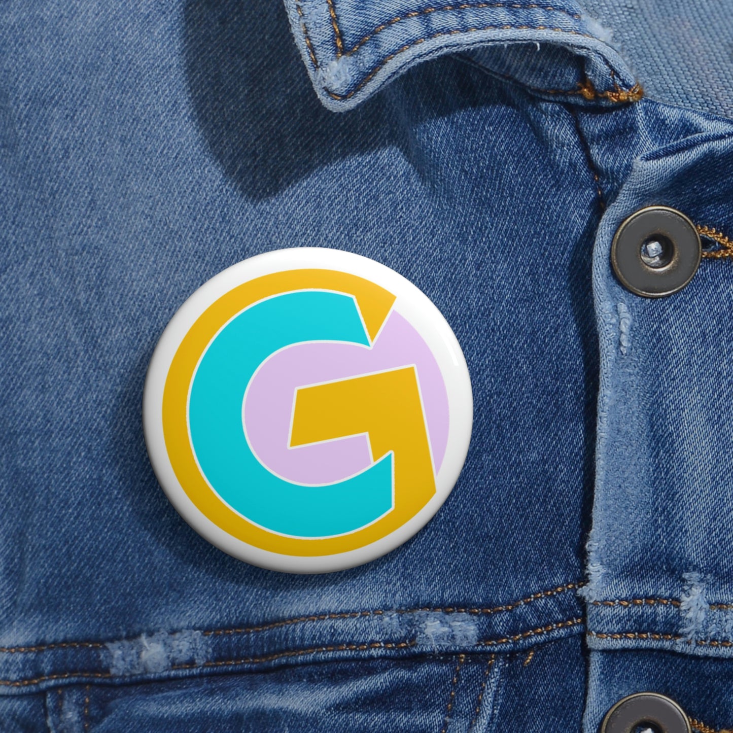 Custom Pin Buttons (GC LOGO) 3 sizes