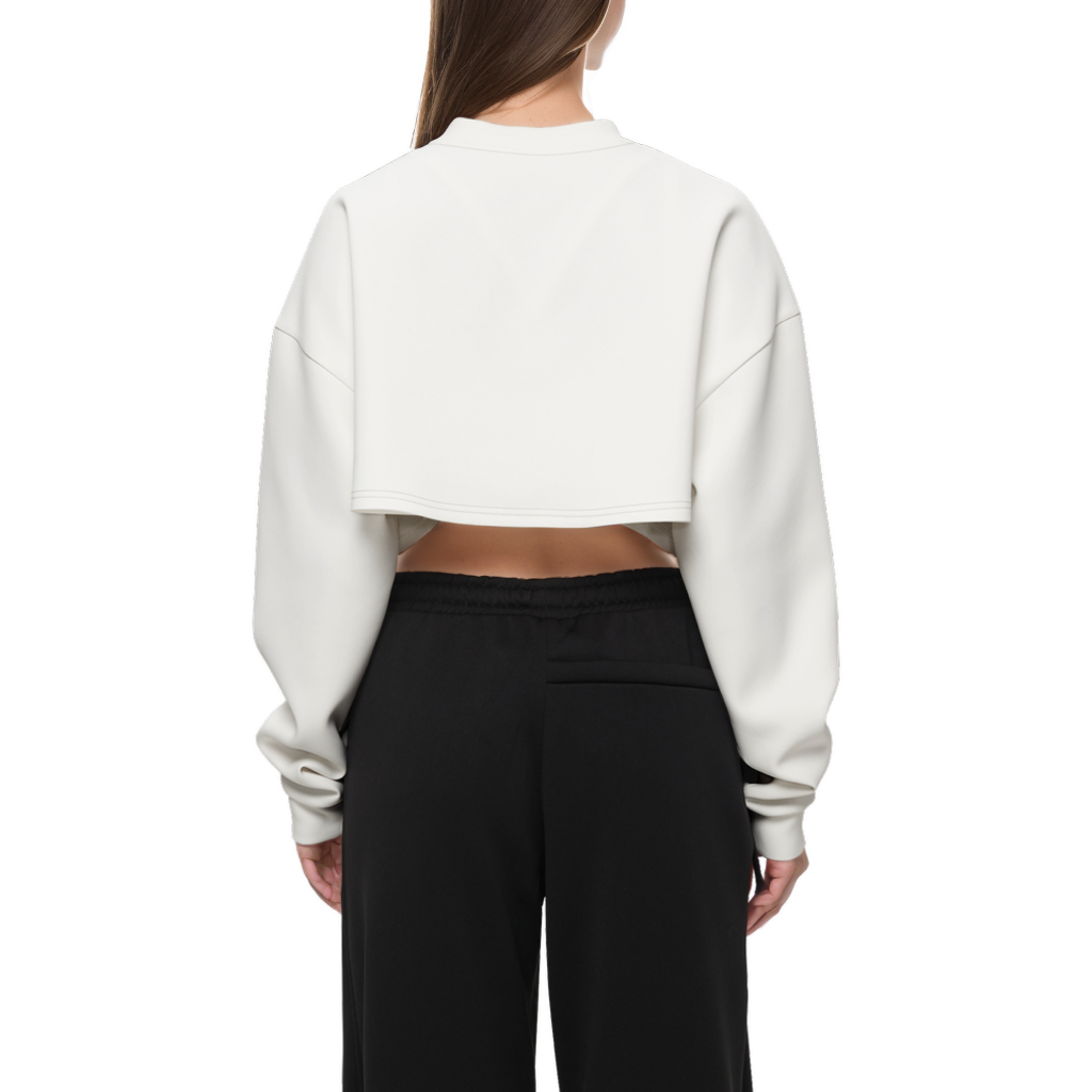 Loving Look Cropped Crewneck Sweatshirt