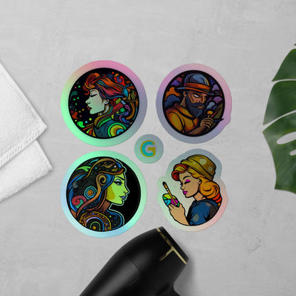 Artists Pack 1 Holographic stickers