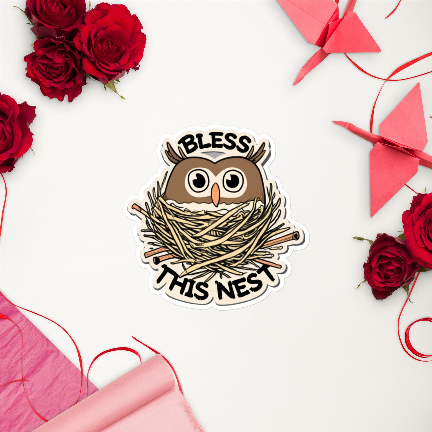 Bless This Nest Sticker B0N2
