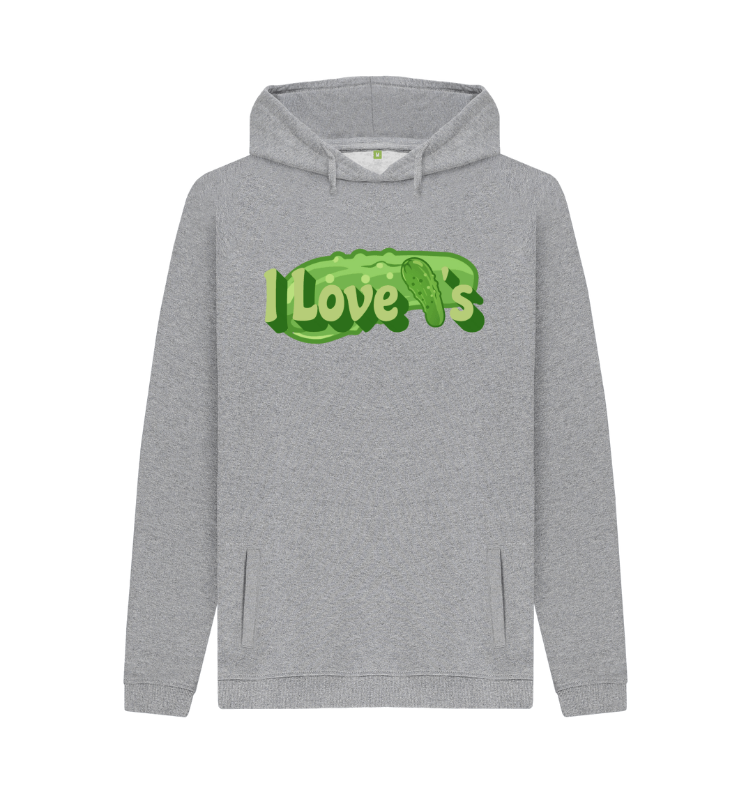 Light Heather Printed Hoody Front