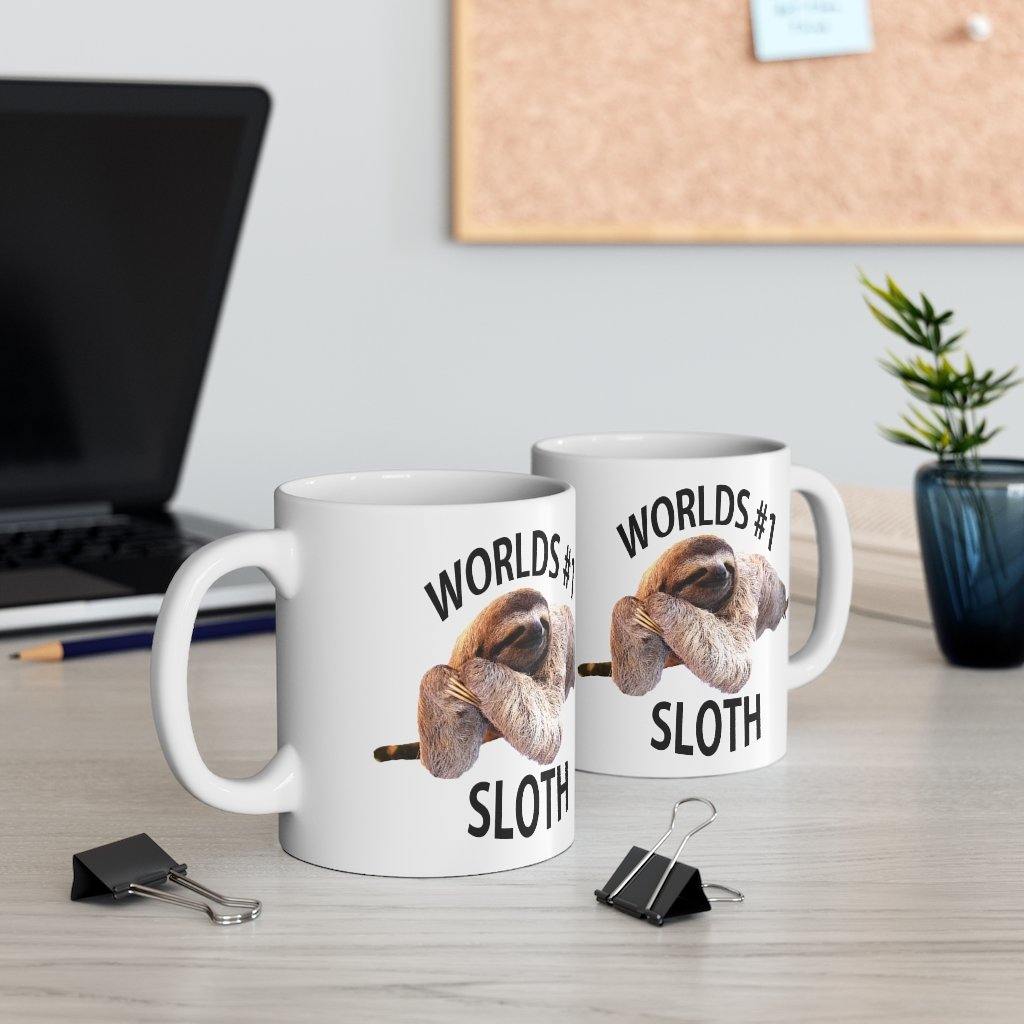 #1 Sloth Ceramic Mug 11oz - Great Creations
