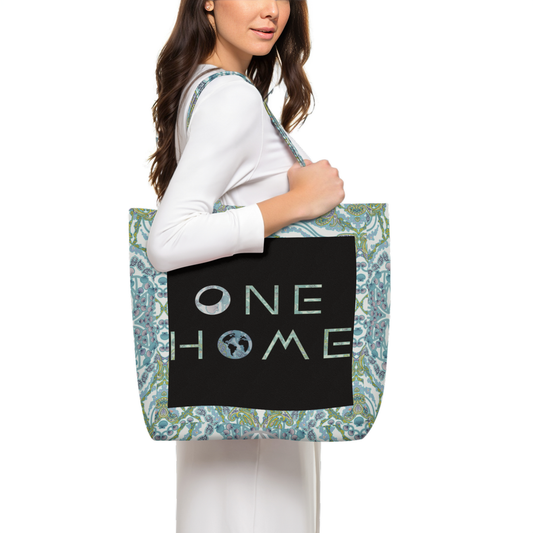 One Home Woven Texture Tote Bag