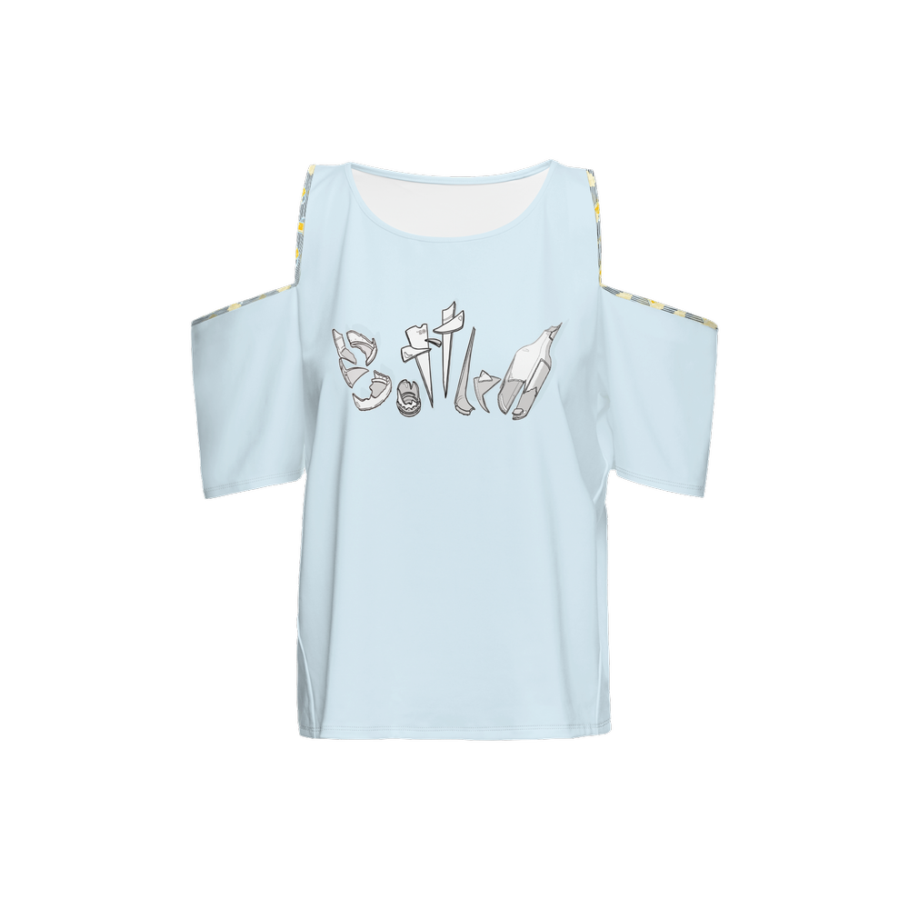 Bottled Women’s Cold Shoulder T-shirt