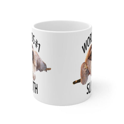 #1 Sloth Ceramic Mug 11oz - Great Creations