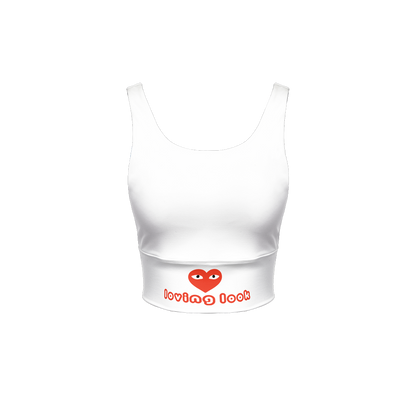 Loving Look Longline V-Shape-Back Sports Bra