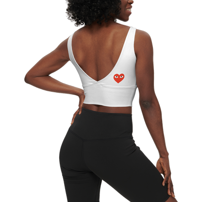 Loving Look Longline V-Shape-Back Sports Bra