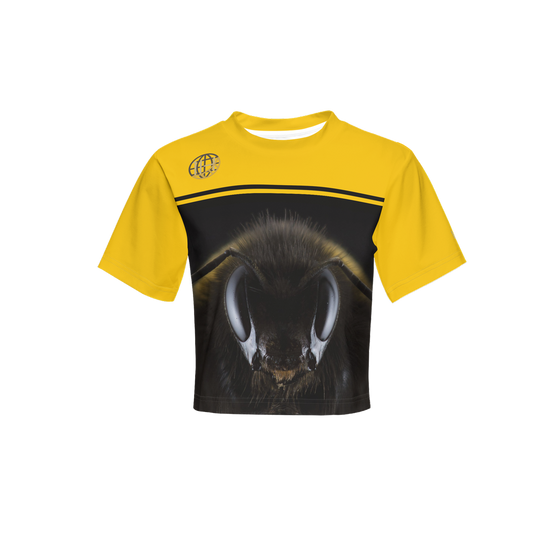 One Home Bee Short Sleeve Cropped T-Shirt
