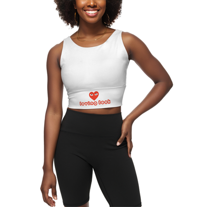 Loving Look Longline V-Shape-Back Sports Bra