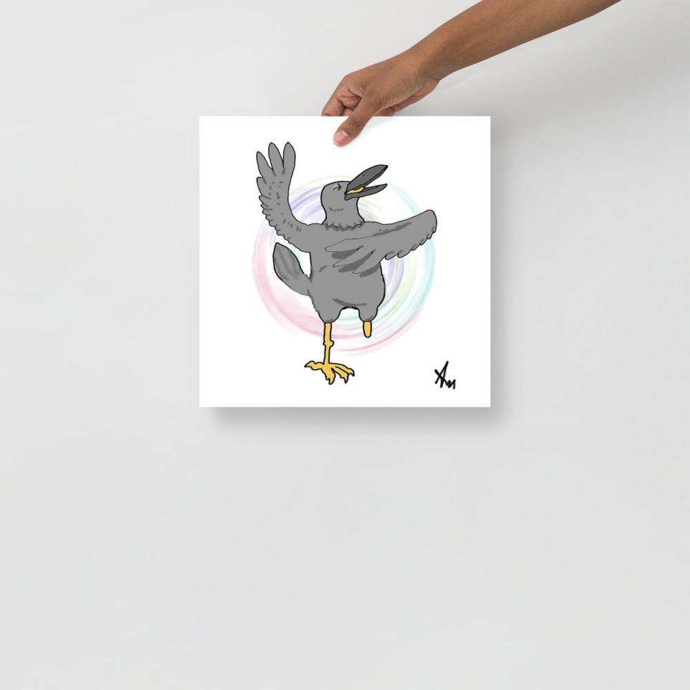 Cackling Crow Poster - Great Creations