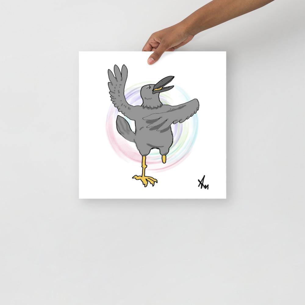 Cackling Crow Poster - Great Creations