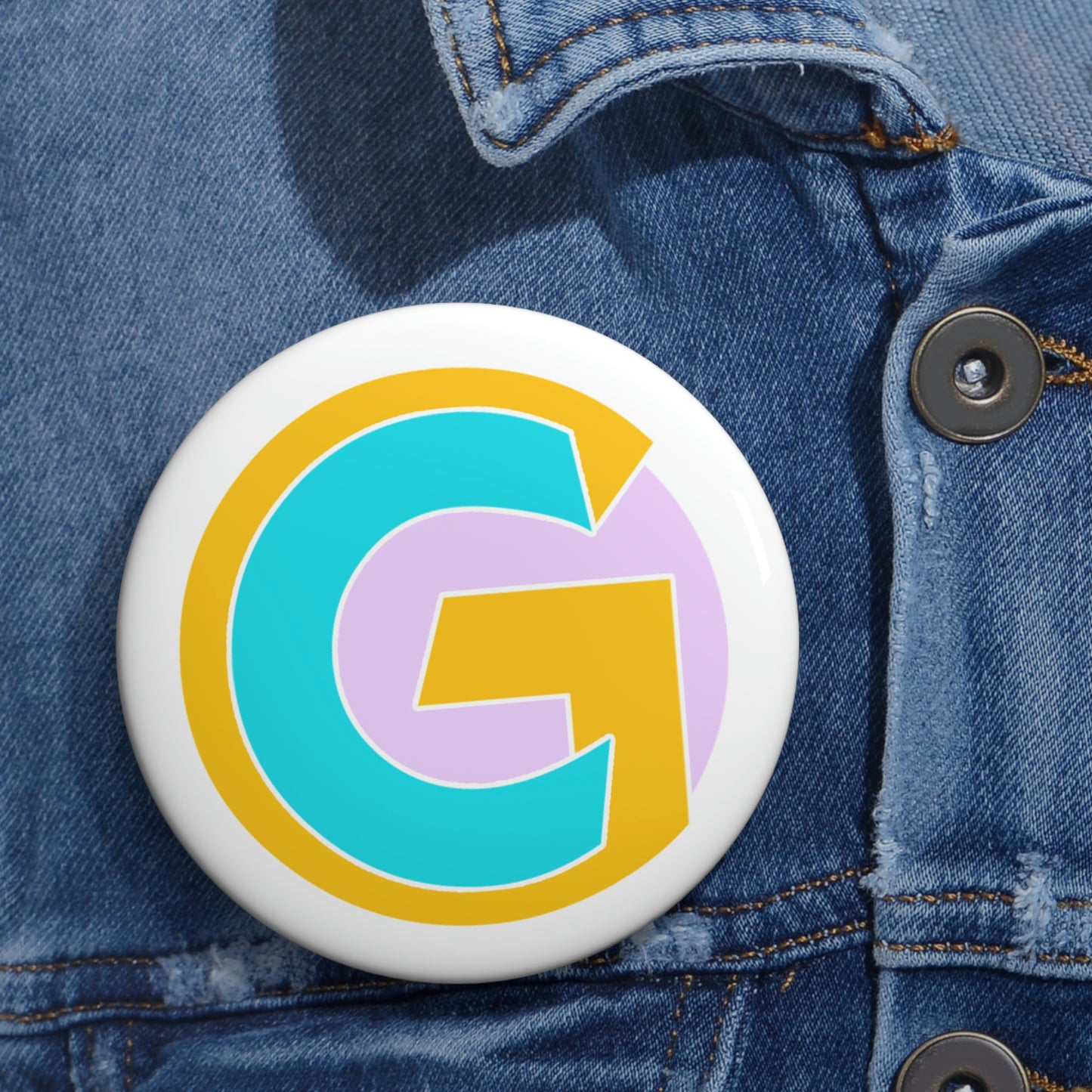 Custom Pin Buttons (GC LOGO) 3 sizes