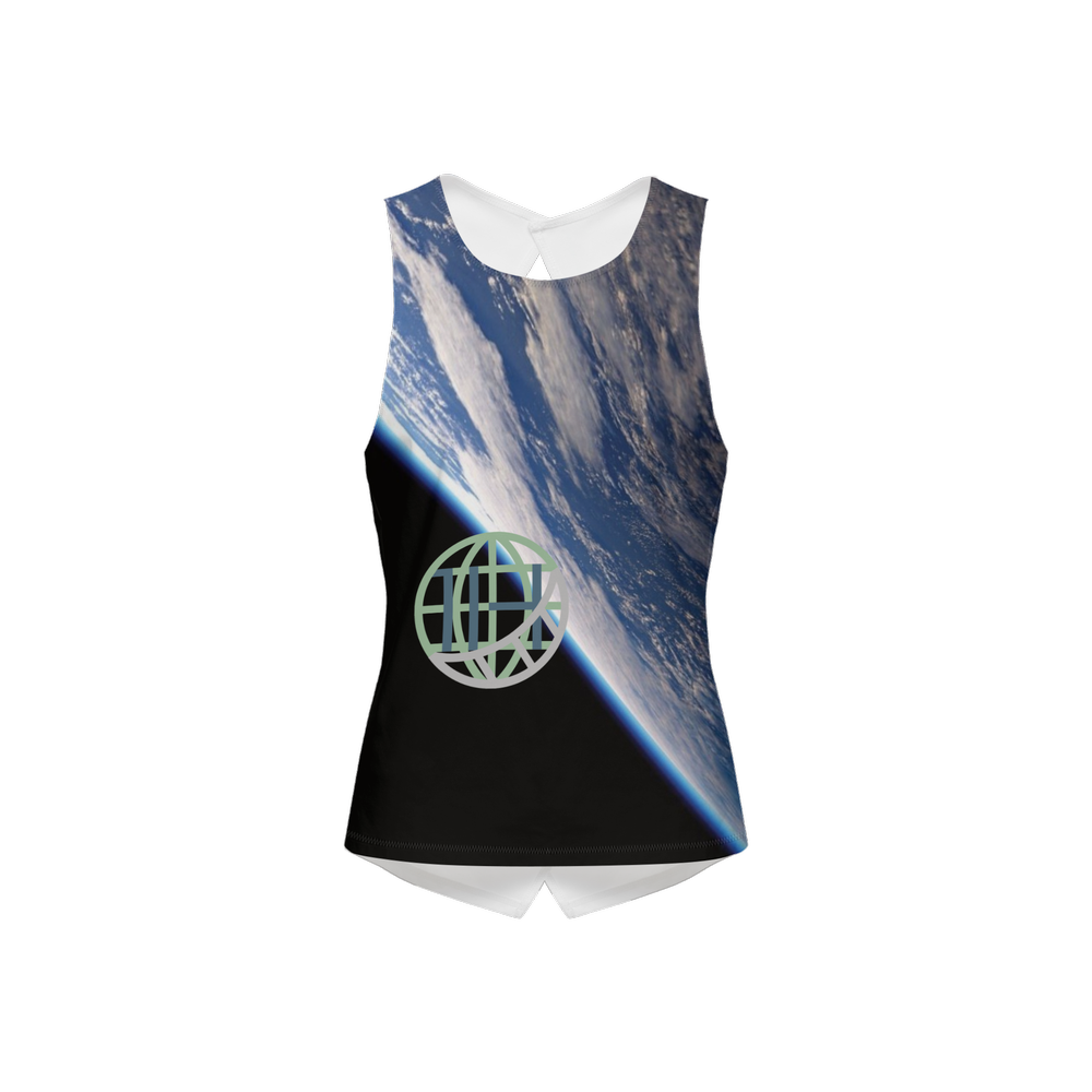 One Home Cross Back Sleeveless Tank Top